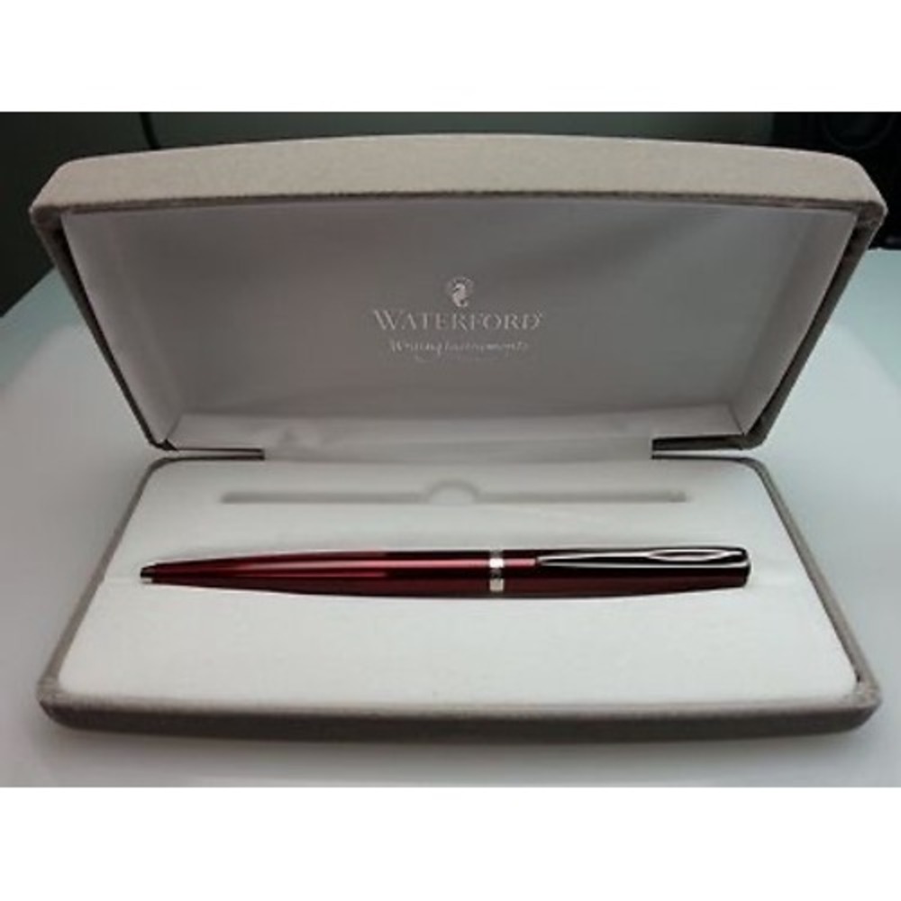 Waterford Glen Red Metallic Ballpoint Pen | New in‎ Box W409 Glendalough Gift